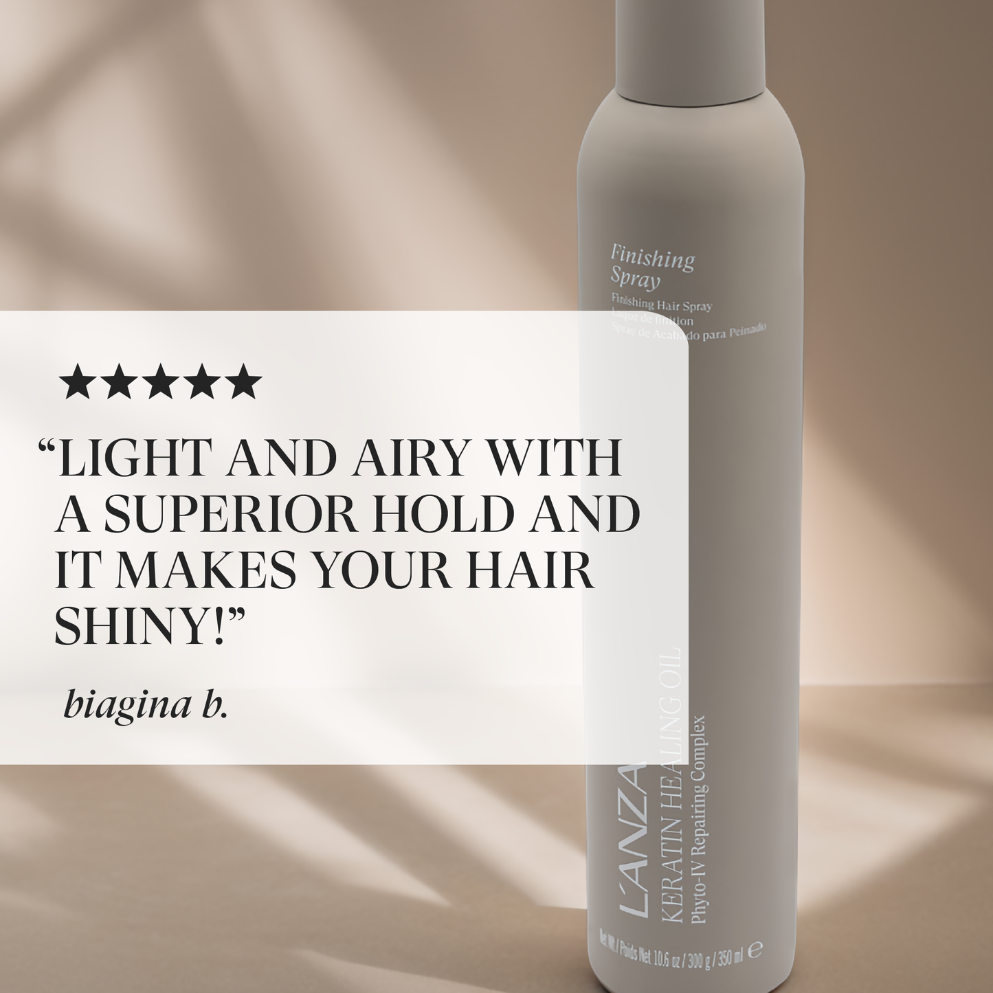 Lustrous Finishing Spray
