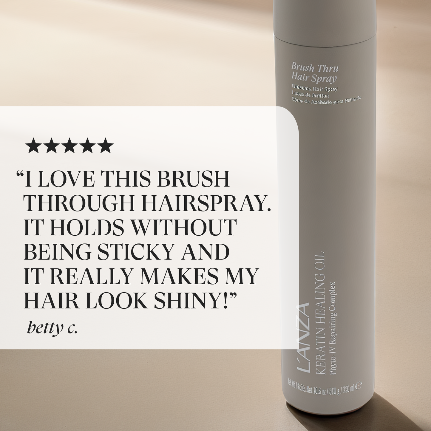 Brush Thru Spray