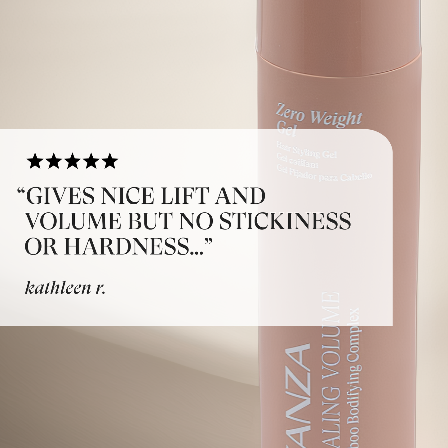 Zero Weight Gel