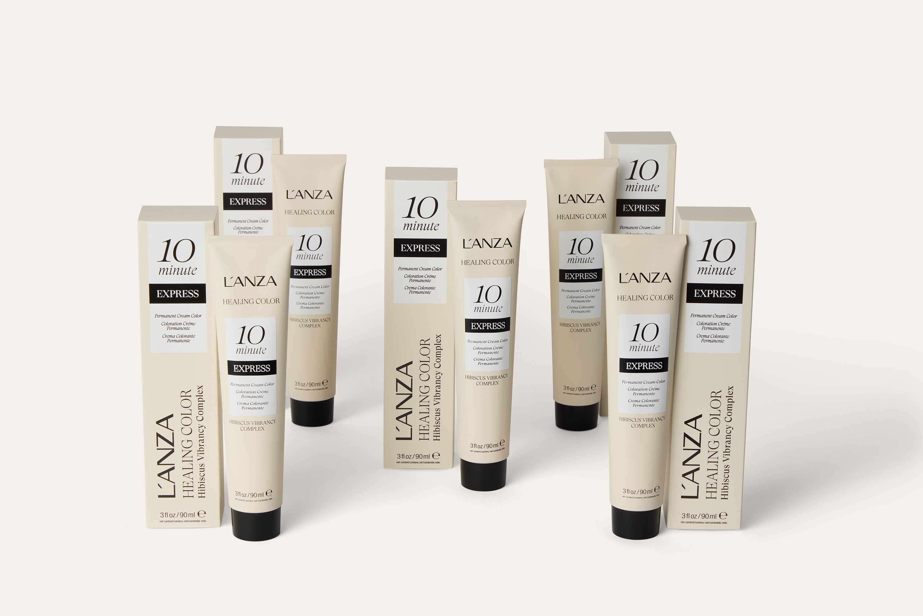 Healing Color 10 Minute Express tubes en verpakkingen