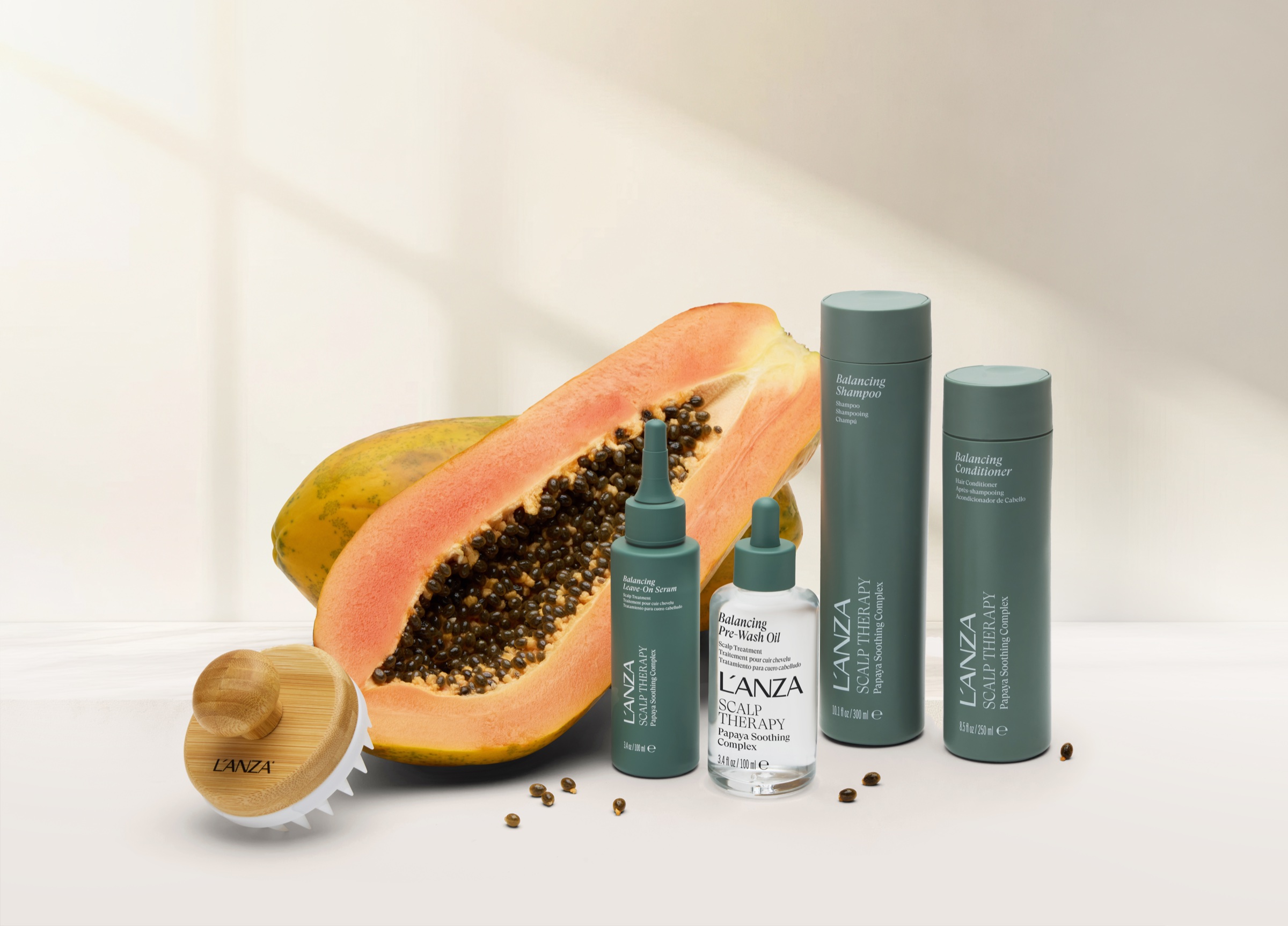 Scalp Therapy-Pflege mit Papaya
